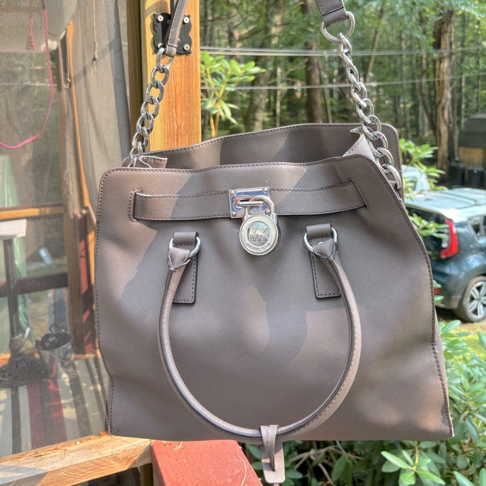 Michael Kors Gray Women's Hamilton bag